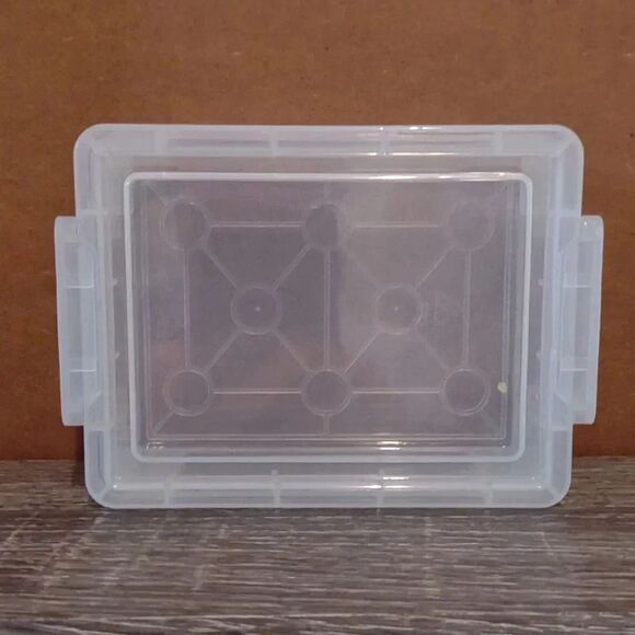 Trading Card Plastic Container with snap lids lot of 10 - Picture 5 of 7